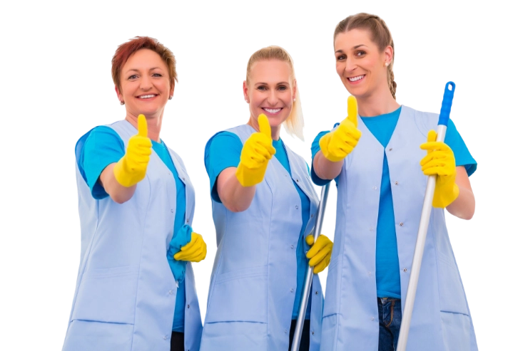 fotografie uklízeček v sekci pro firmy na webu monotech